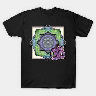 Purple Om Mandala T-Shirt